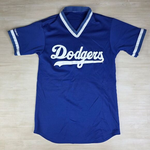 Vintage Majestic Los Angeles Dodgers Blue Jersey Embroidered #15 Size Small - Picture 1 of 6